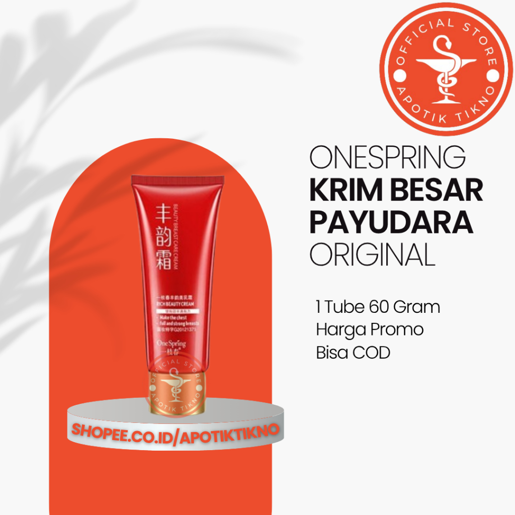 Rich Beauty One Spring Breast Cream natural krim pembesar-pengencang asli