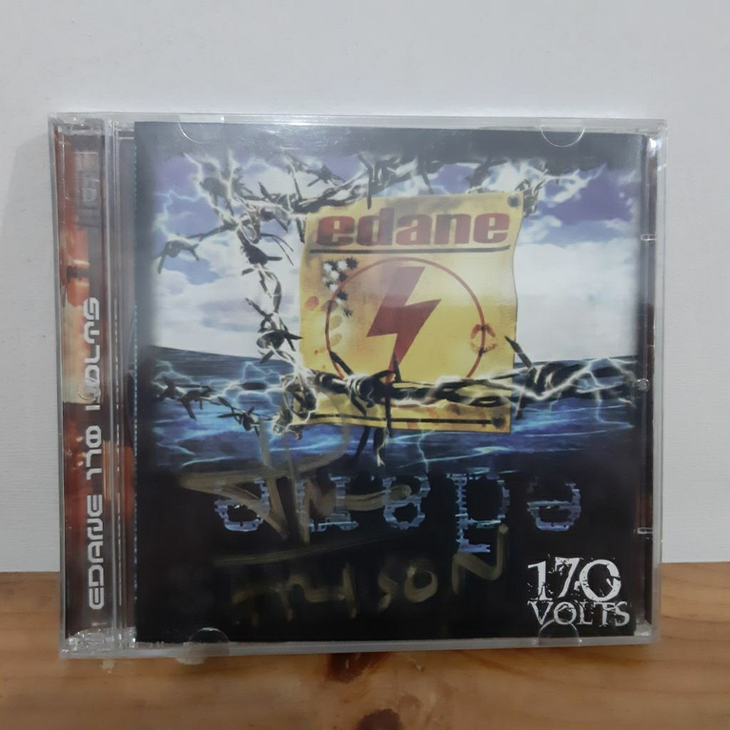CD EDANE Album 170 Volts with Trison Manurung Signature on Cover | Ori, Sealed, Rare