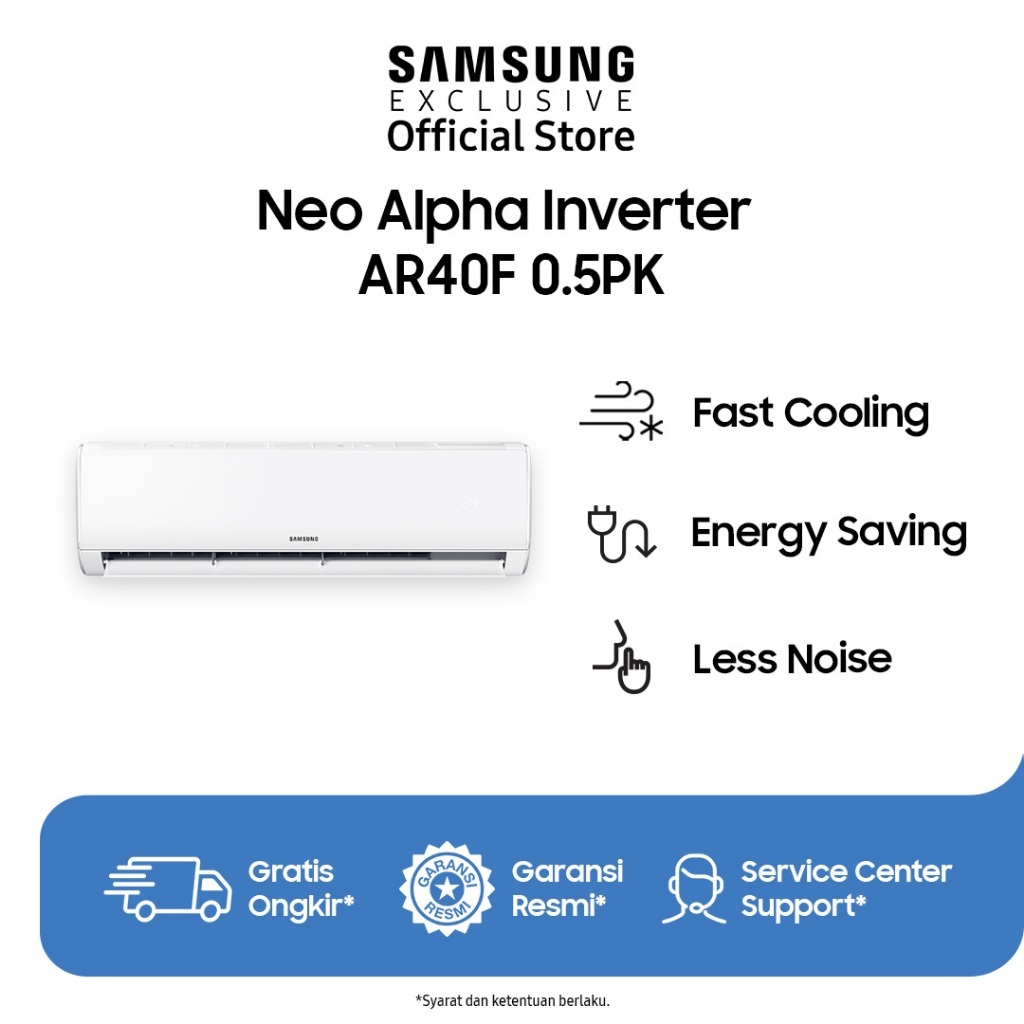 AC Samsung 1/2 PK / 0,5 PK INVERTER AR40F Neo Alpha Inverter Samsung