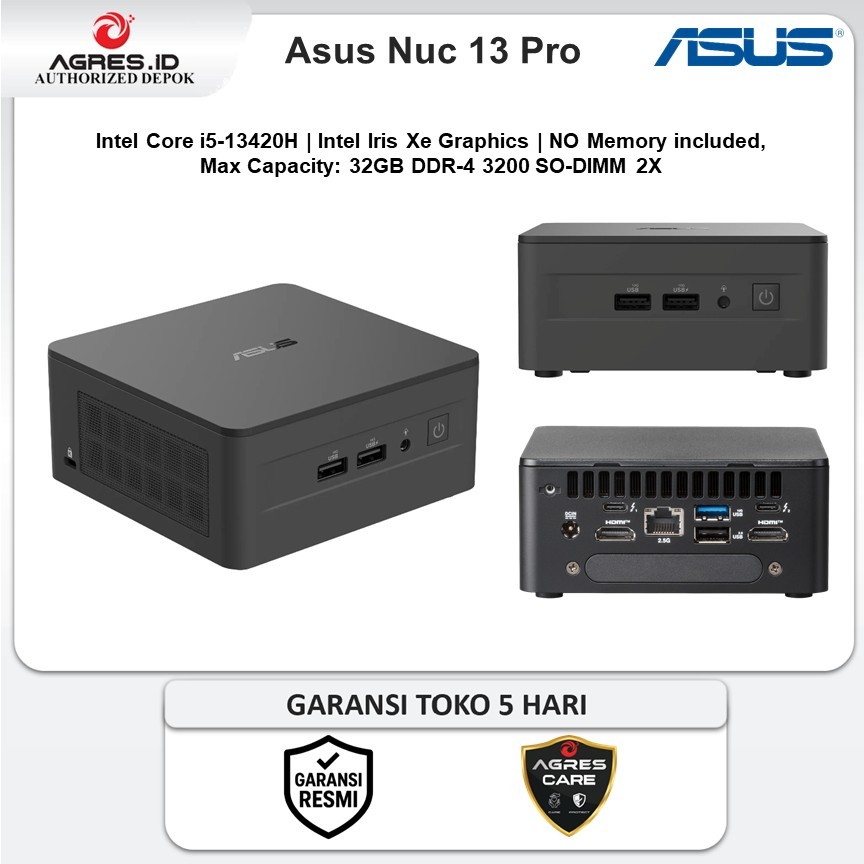 ASUS NUC 13 Pro MINI PC Intel Core i5-13420H | NUC13ANH