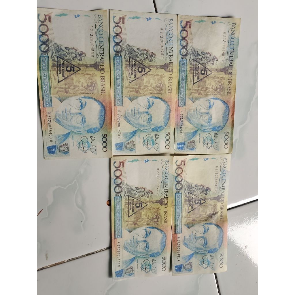 uang 5000 brazil