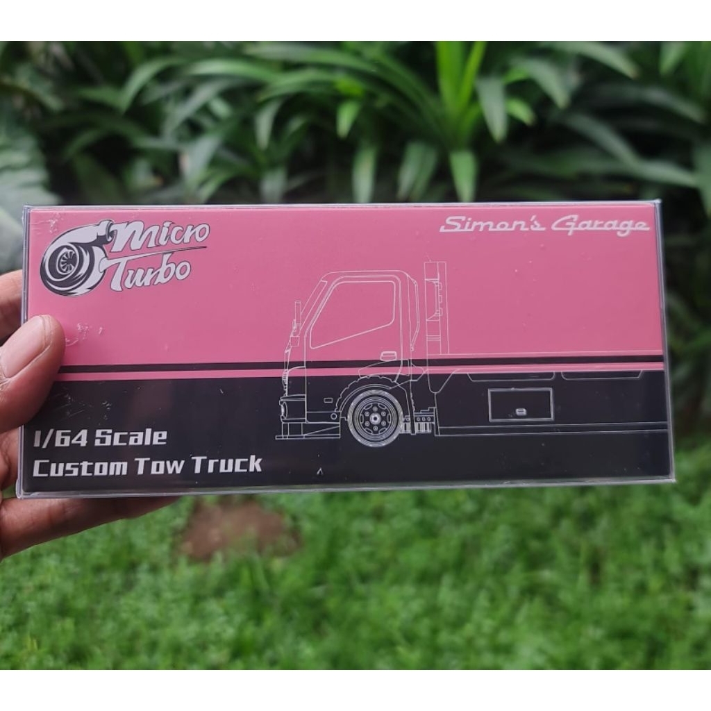 Micro Turbo Custom Tow Truck Simons Garage - PINK