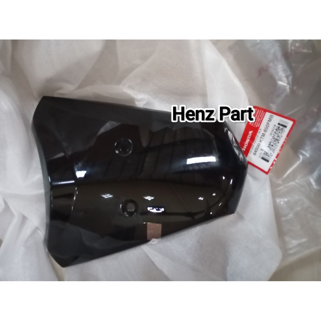 64500KTM850FMB Panel Depan Tameng Hitam Cover Front Top Black Supra X 125
