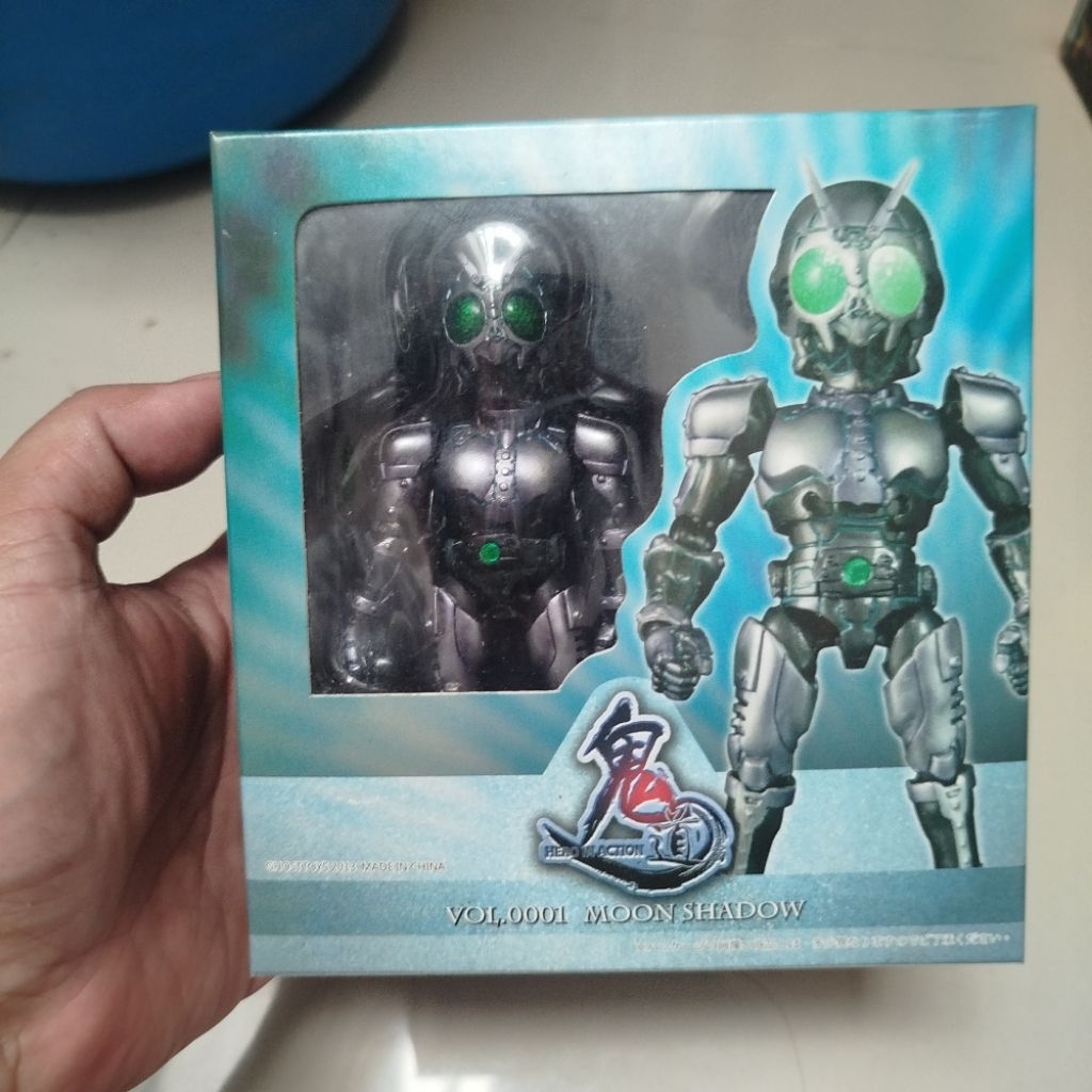 Hero In Action SIC Shadowmoon dari Kamen Rider Black Moon Shadow RX Mainan Vintage Rare