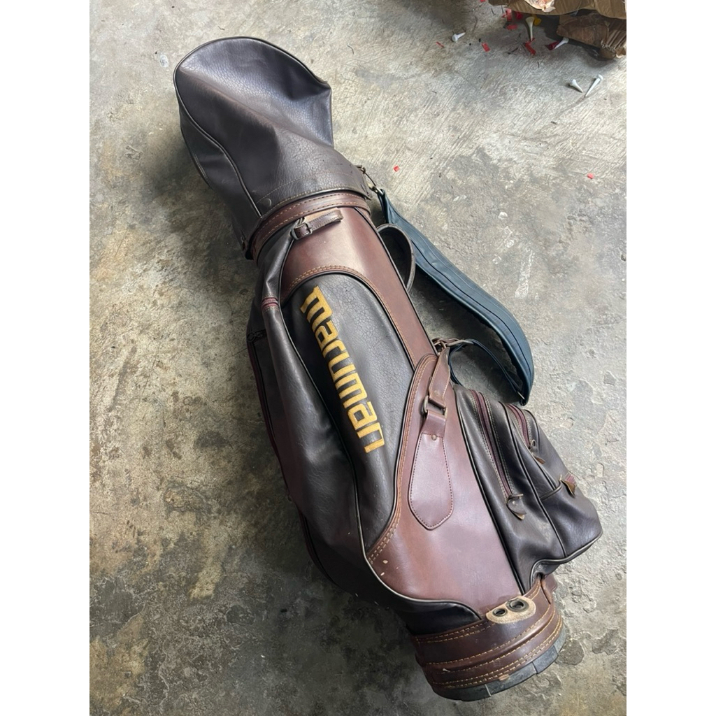 Tas Golf (Caddie Bag/Cart Bag) Vintage merek Maruman.