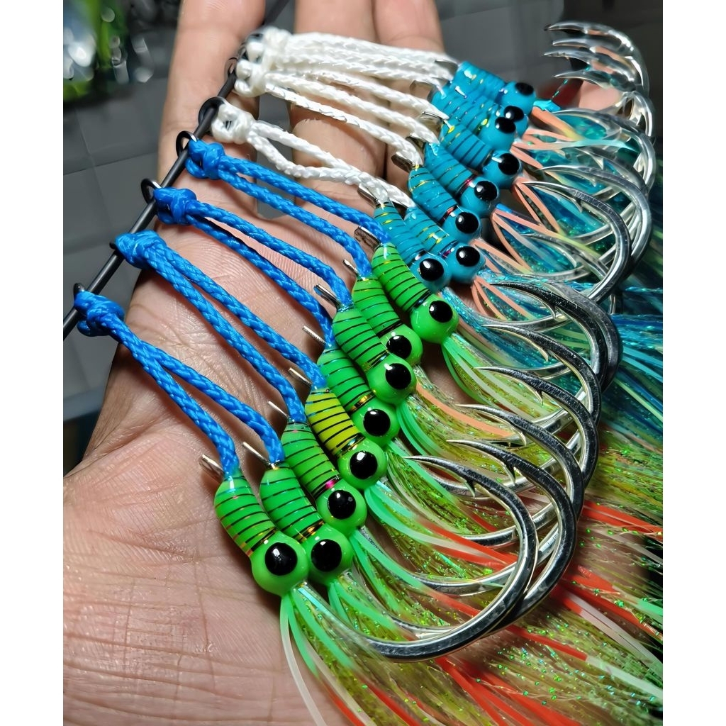 Assist hook jigging pike 4/0 jig 250/400gr full gid