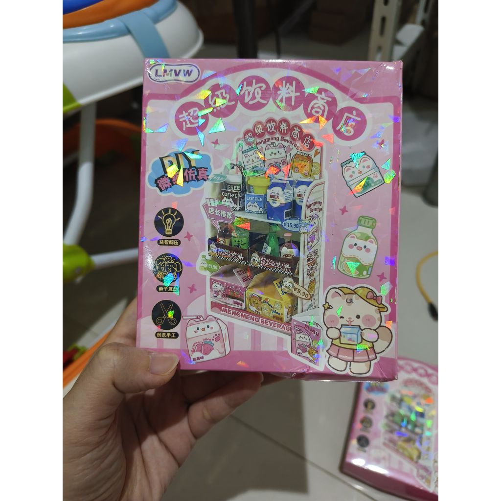 DIY RAK MINIATUR MOTIF RAK CEMILAN