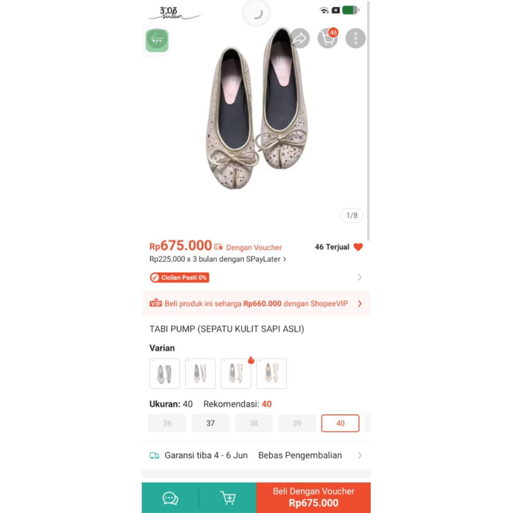 Serlium Sepatu wanita