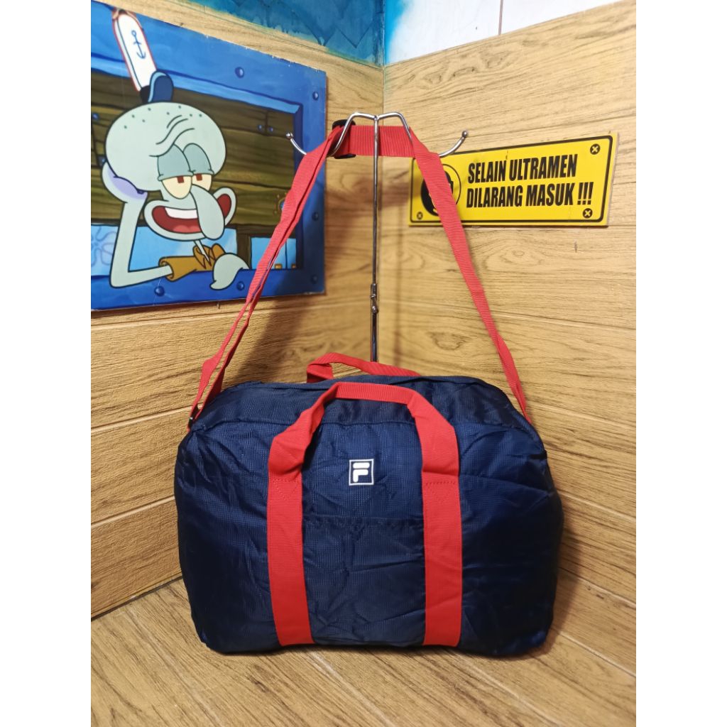 Tas dufflebag travel bag gym olahraga Fila second original