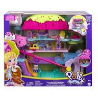 Polly Pocket Pollyvile Pet Adventure Treehouse Playset - Mainan Boneka