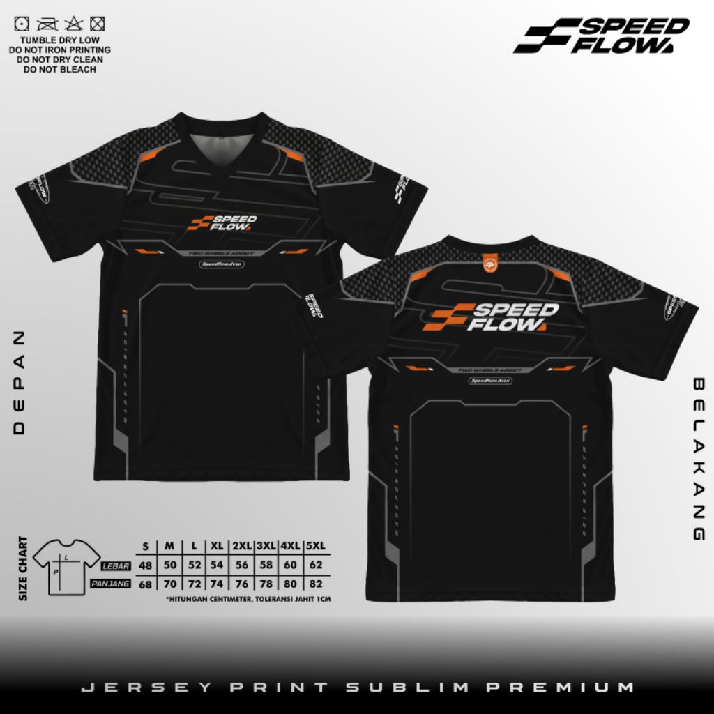KAOS JERSEY ATASAN PRIA SPEED FLOW ORGNL  Jersey Racing JERSEY DISTRO