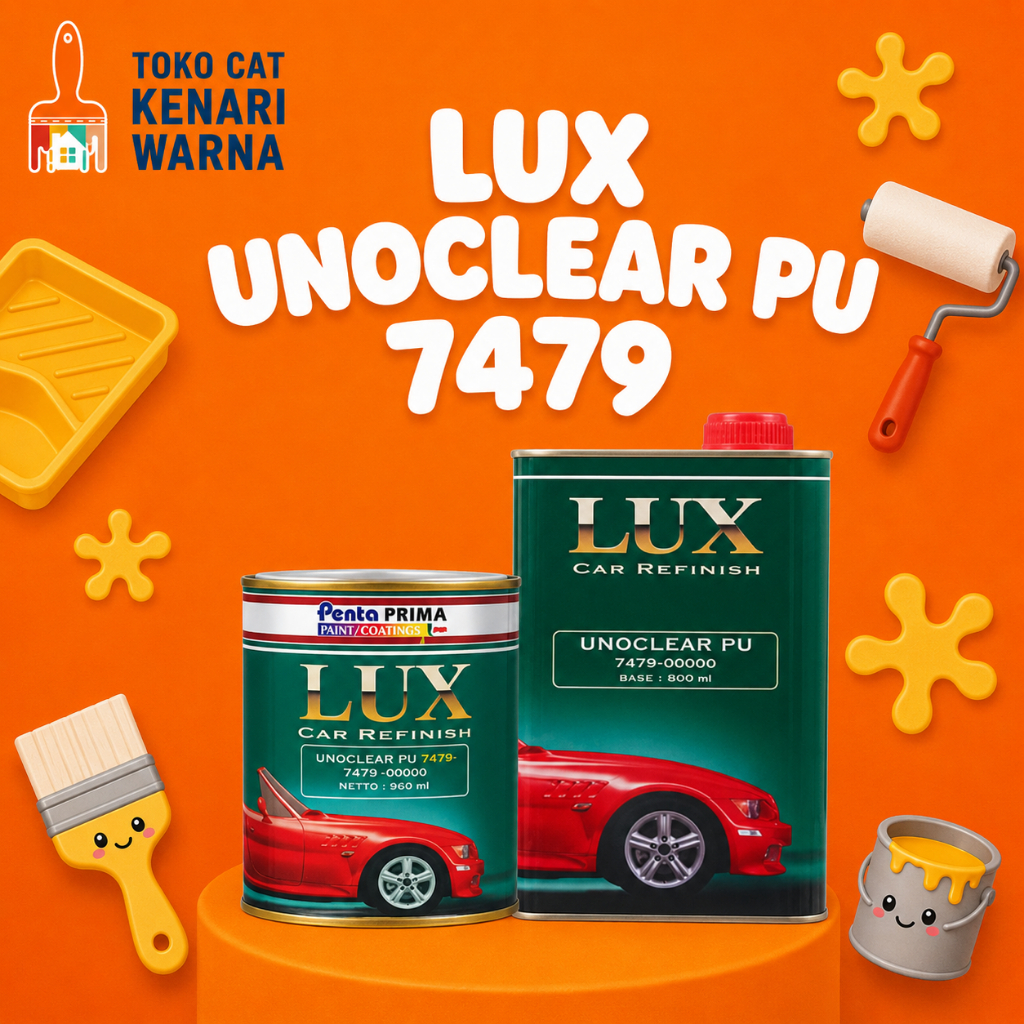 LUX UNOCLEAR PU 7479 / 7879 CLEAR GLOSS - CAT MOBIL CLEAR GLOSS 1 lt