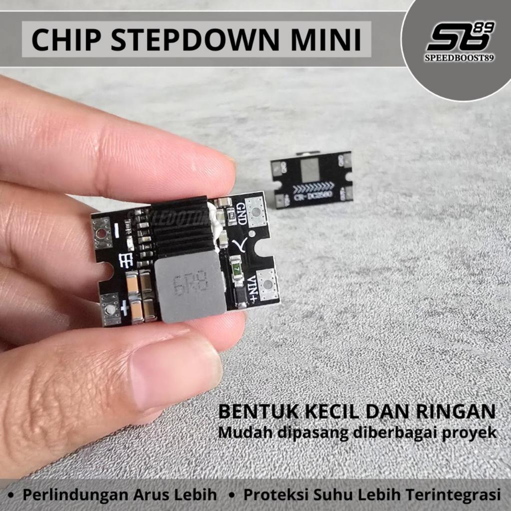 SKY Step Down Mini 8A DC-DC Buck Converter 8A Input 6V-32V Output 5V Untuk DMX WS2812B SK6812