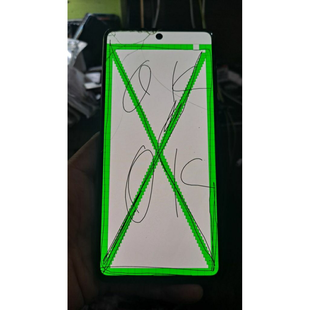 LCD SAMSUNG M51 ORI COPOTAN minus retak glas