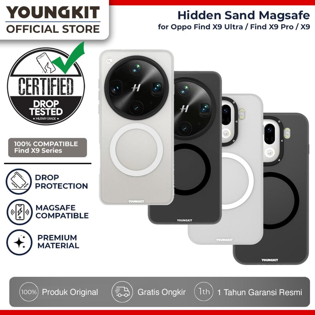 Youngkit Case Oppo Find X9 Ultra / Find X9 Pro / Find X9 - Hidden Magsafe Casing