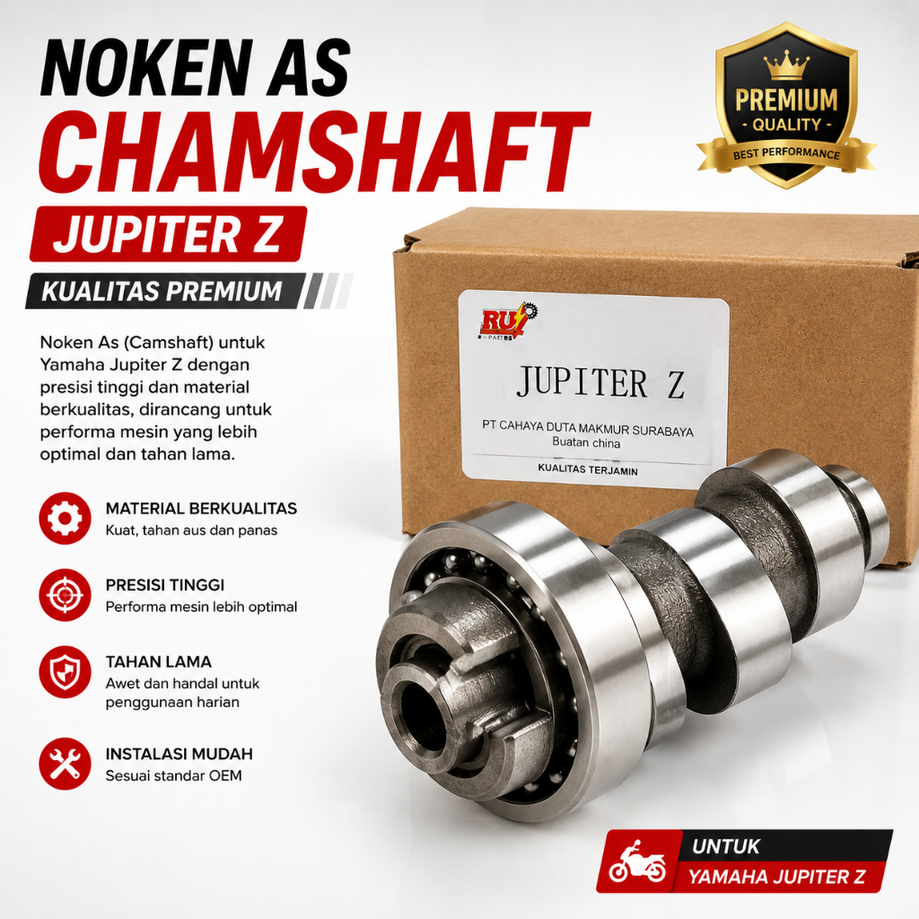 Noken As Jupiter Z Camshaft Jupiter Z Kem Noken As Jupiter Z Noken Racing Harian Kualitas Premium RU