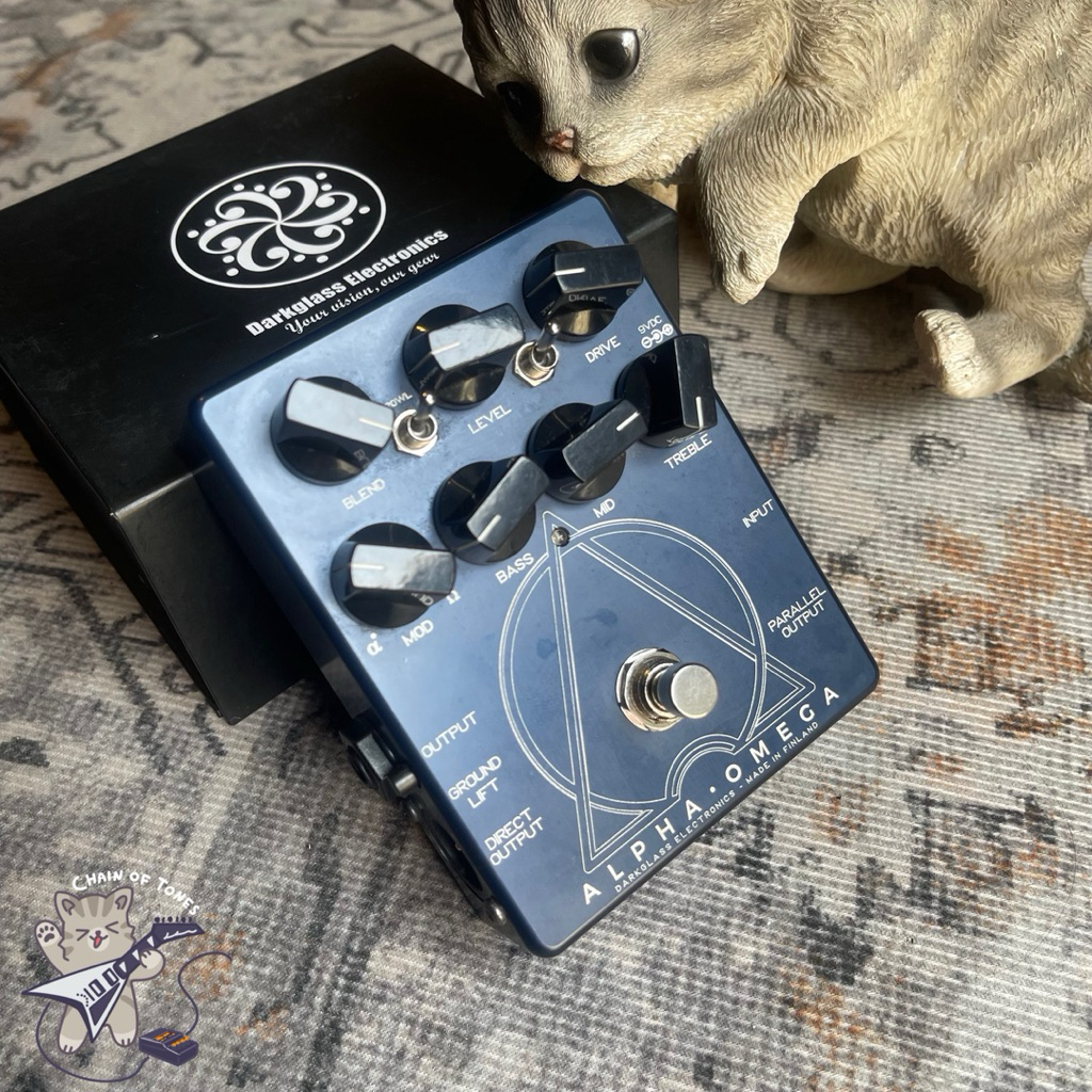 DARKGLASS ALPHA OMEGA BASS PREAMP/DISTORTION PEDAL EFEK GITAR BASS BEKAS