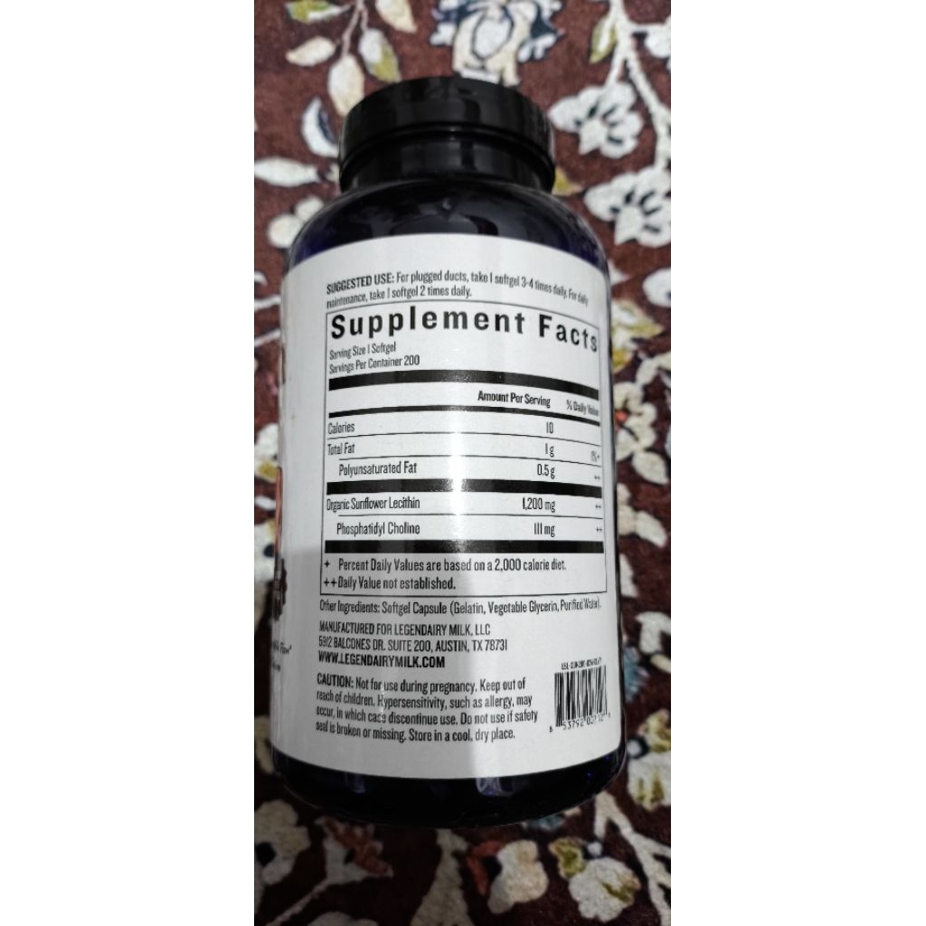 Legendairy Milk Sunflower Lecithin