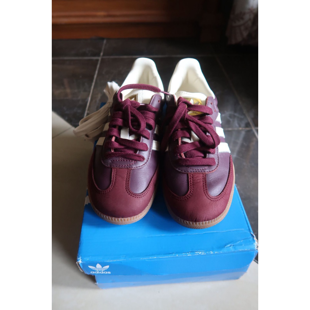 preloved adidas samba OG maroon