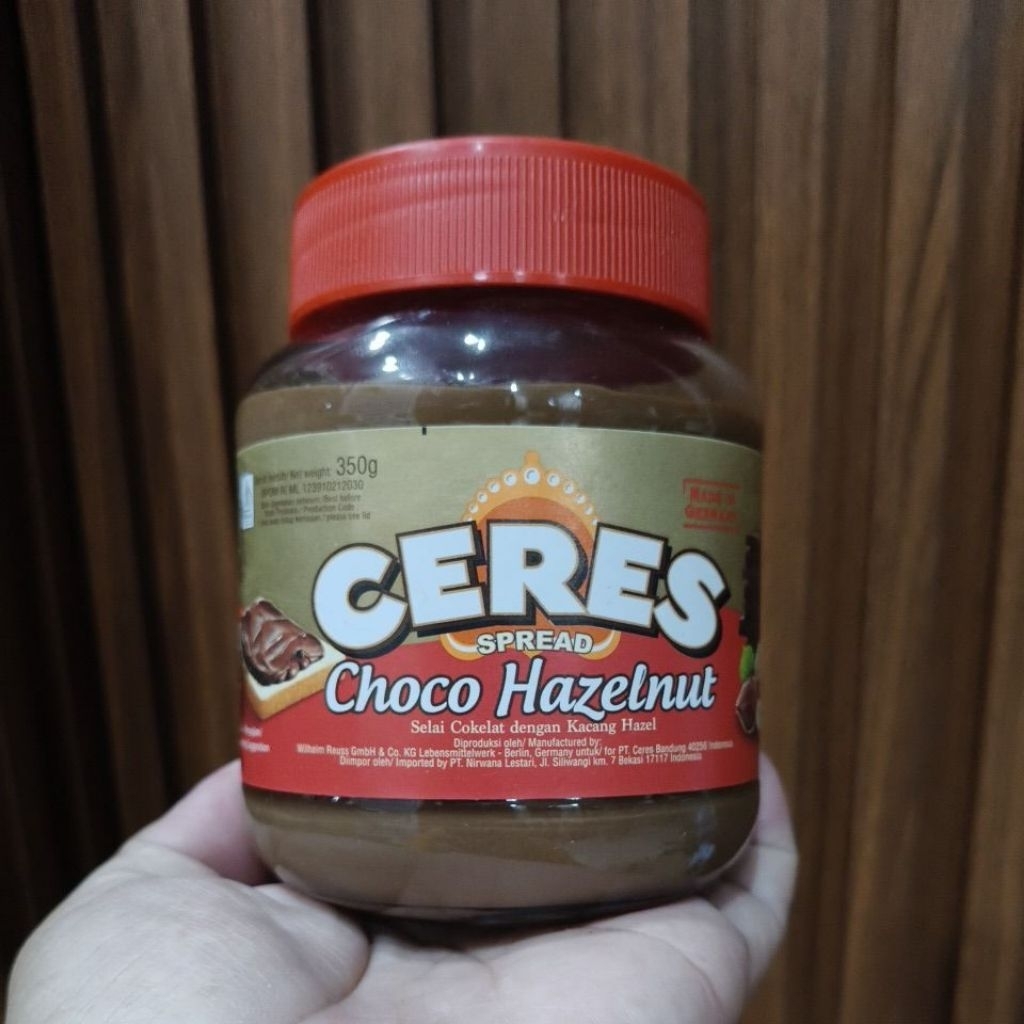 Selai Coklat Hazelnut Ceres 180g