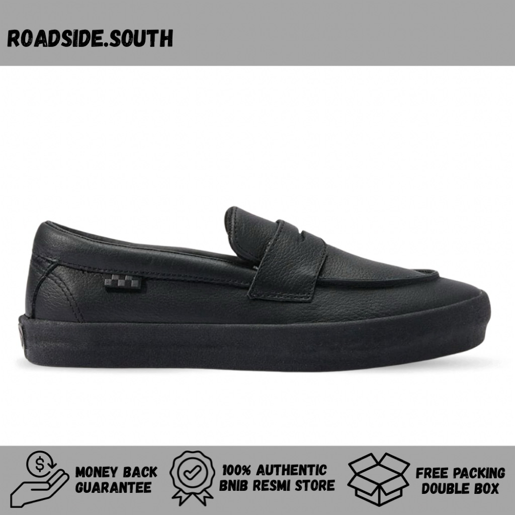 Vans Skate Slip On Leather Black