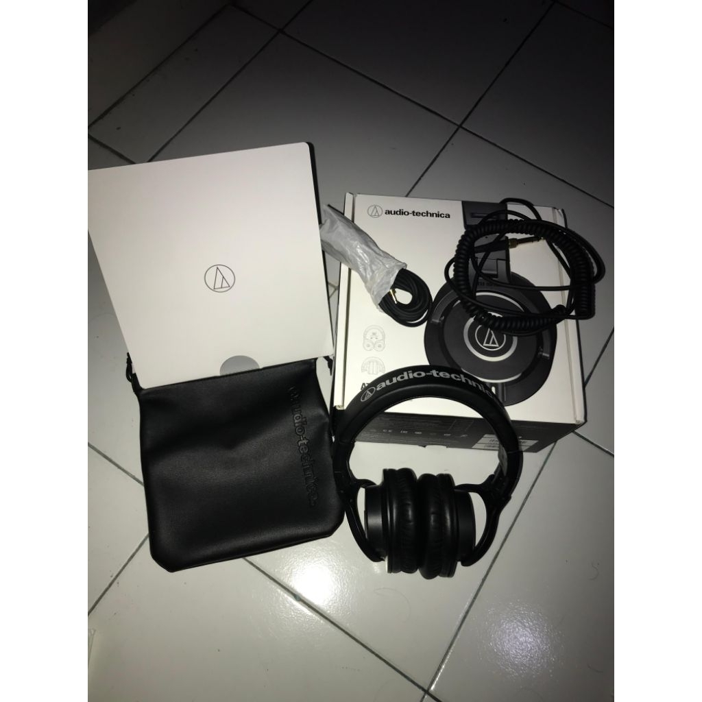Headset Merk Audio Technica Original Preloved