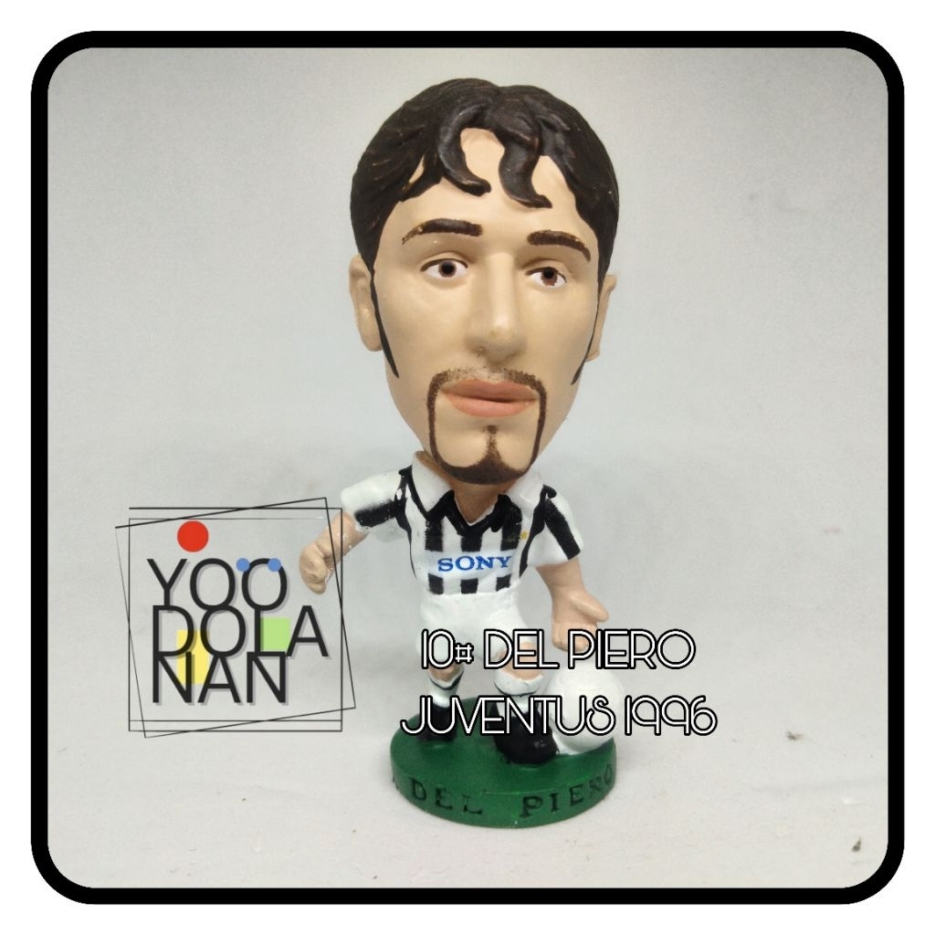 10# DEL PIERO - JUVENTUS 1996 CORINTHIAN PROSTARS FIGURE PEMAIN BOLA