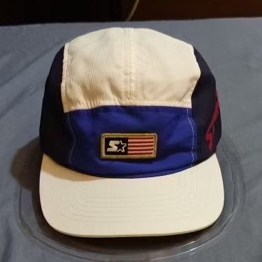 topi Starter 5 panel Dryfit outdoor, Snapback osfm, official tag, original.