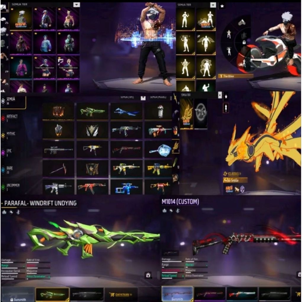 Free fire Ff Akun sultan old bonus sarung jempol Ap King v4