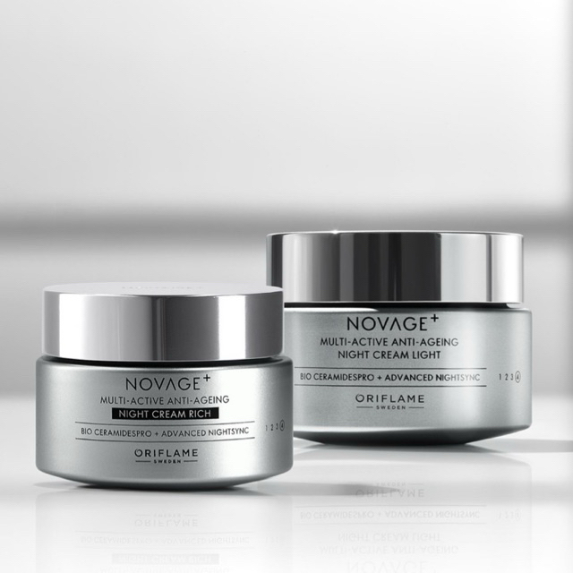 Novage+ Multi-Active Anti-Ageing Day Cream Rich SPF 30 / Novage+ Multi-Active Anti-Ageing Night Crea