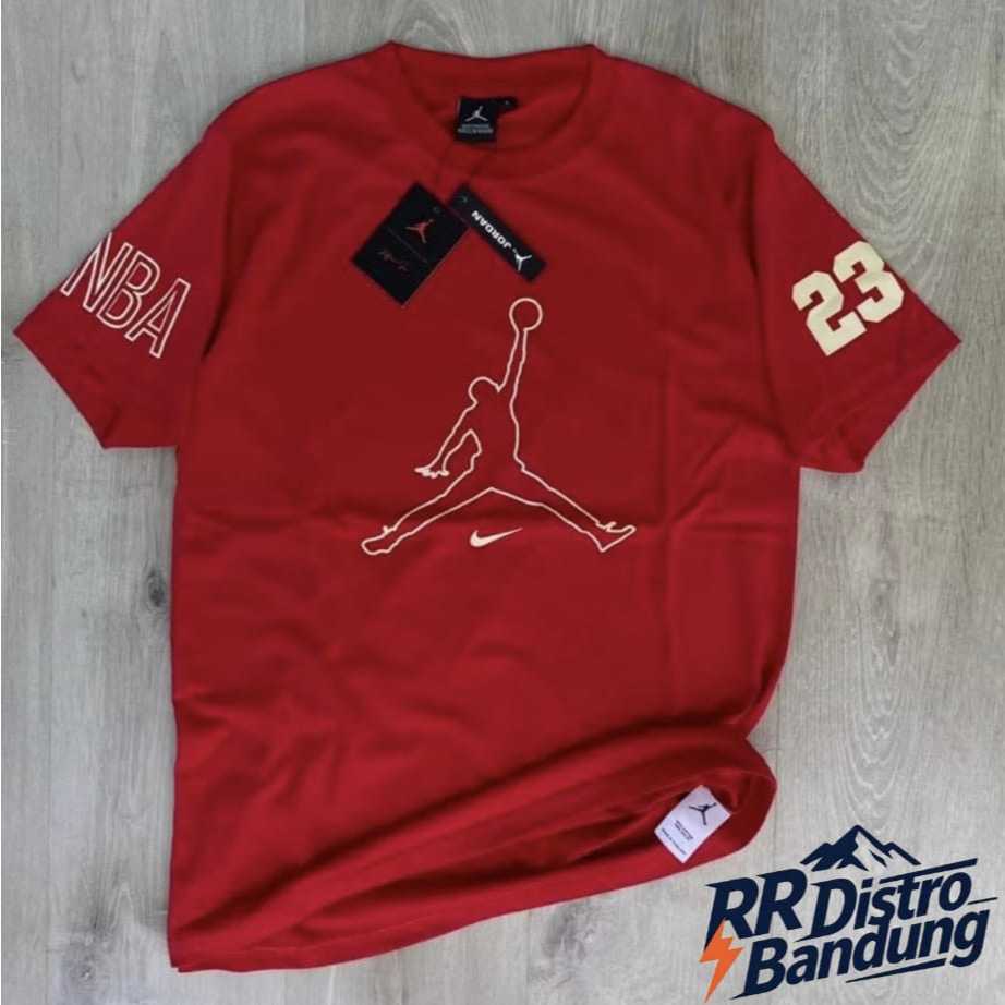 Kaos NBA Jordan Tshirts Jordan Super Premium Baju Basket Jordan Pria - Wanita 23