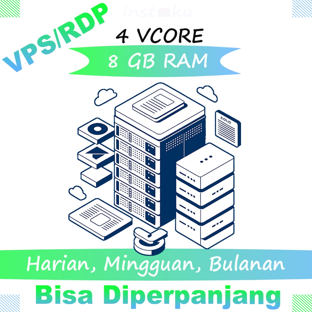 RDP VPS Windows 8GB RAM 4 Core SSD | Indonesia / USA | Unlimited Bandwidth | Full Administrator | Re