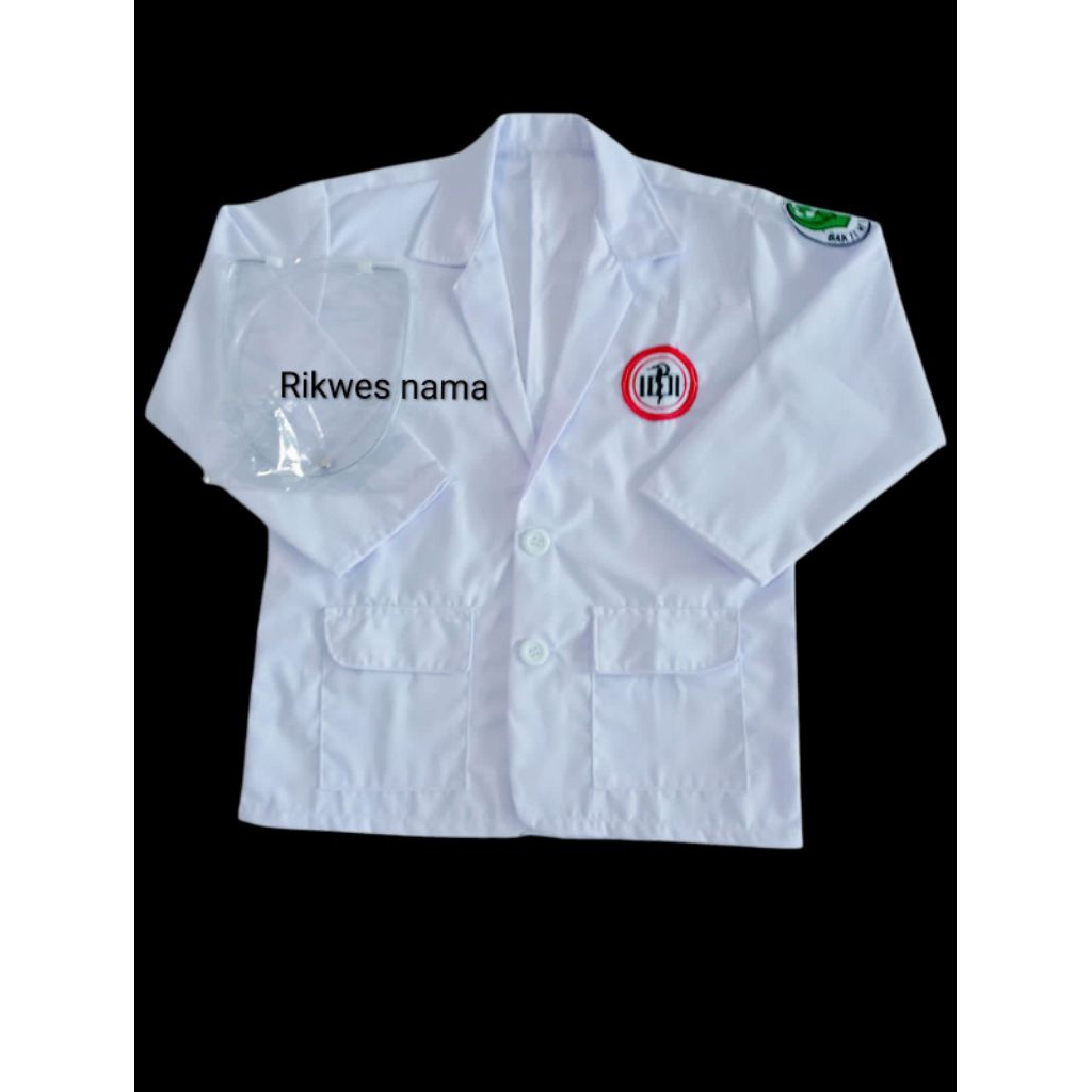 Jas dokter anak/ Baju atasan anak profesi dokter/Jas anak laki-laki & perempuan