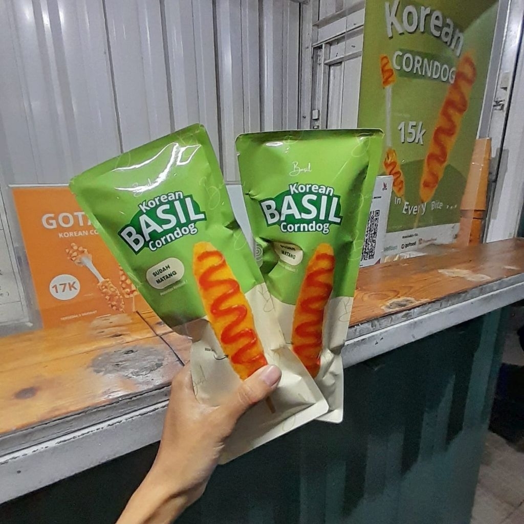 Corndog Sosis Moza | Gangnam Corndog | BASIL | Corndog Frozen