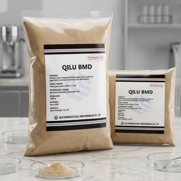 AGP QILU BMD 1 KG -   Untuk Pemacu Pertumbuhan Dan Pencernaan Ayam Broiler, sapi, domba, puyuh dan h