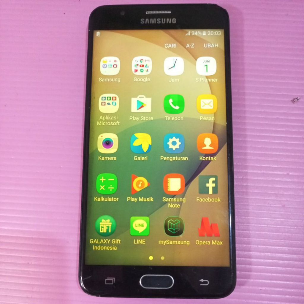 lcd touckrin samsung j7 prime ori copotan baca deskripsi