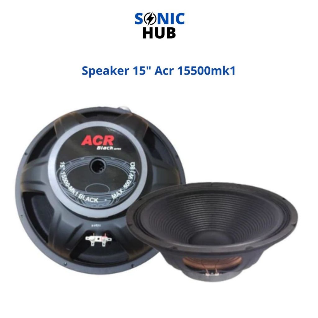 Speaker 15 Inch Full Range ACR 15500 MK1 Black