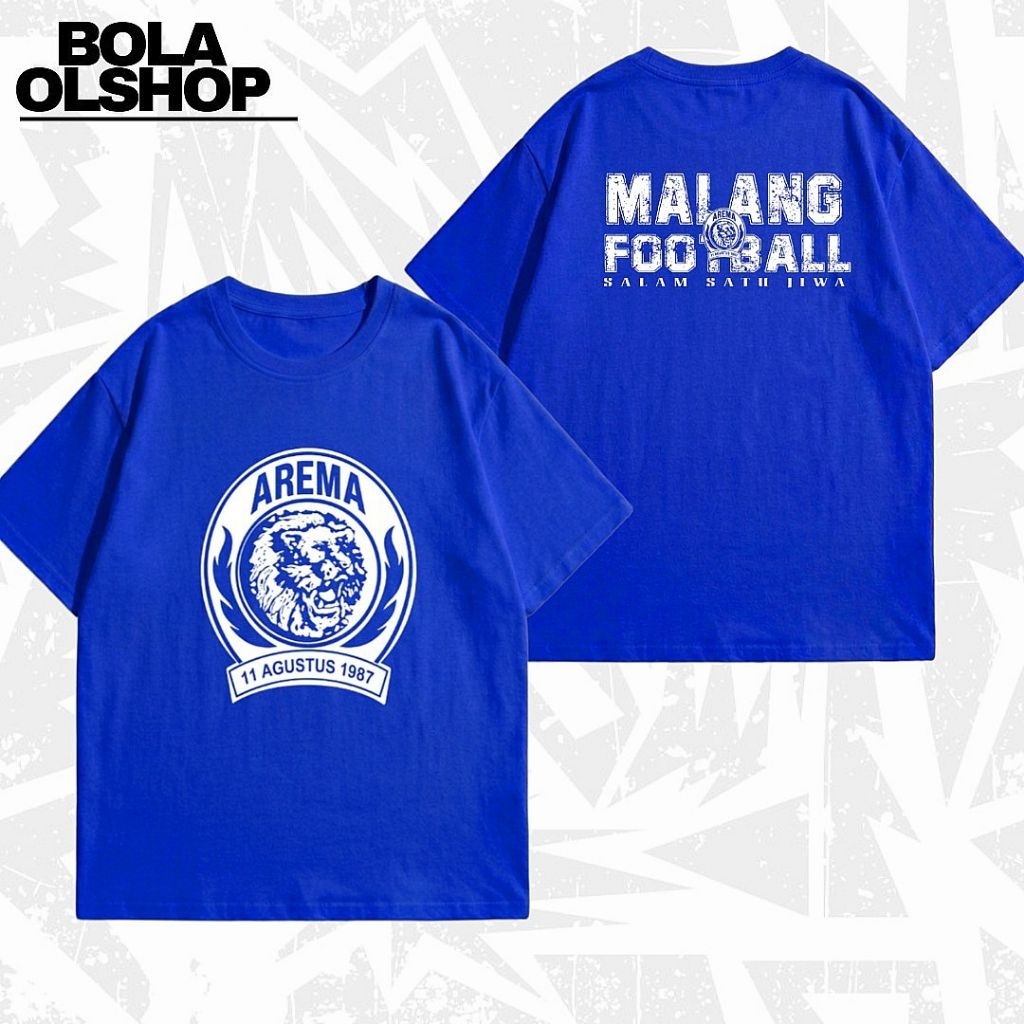 AA18 KAOS AREMA LOGO AREMA INDONESIA