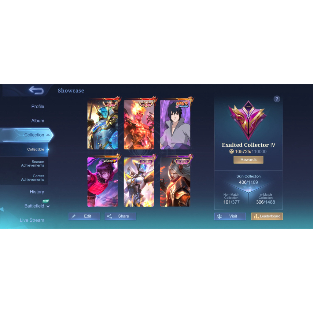 jual akun mobile legend pribadi