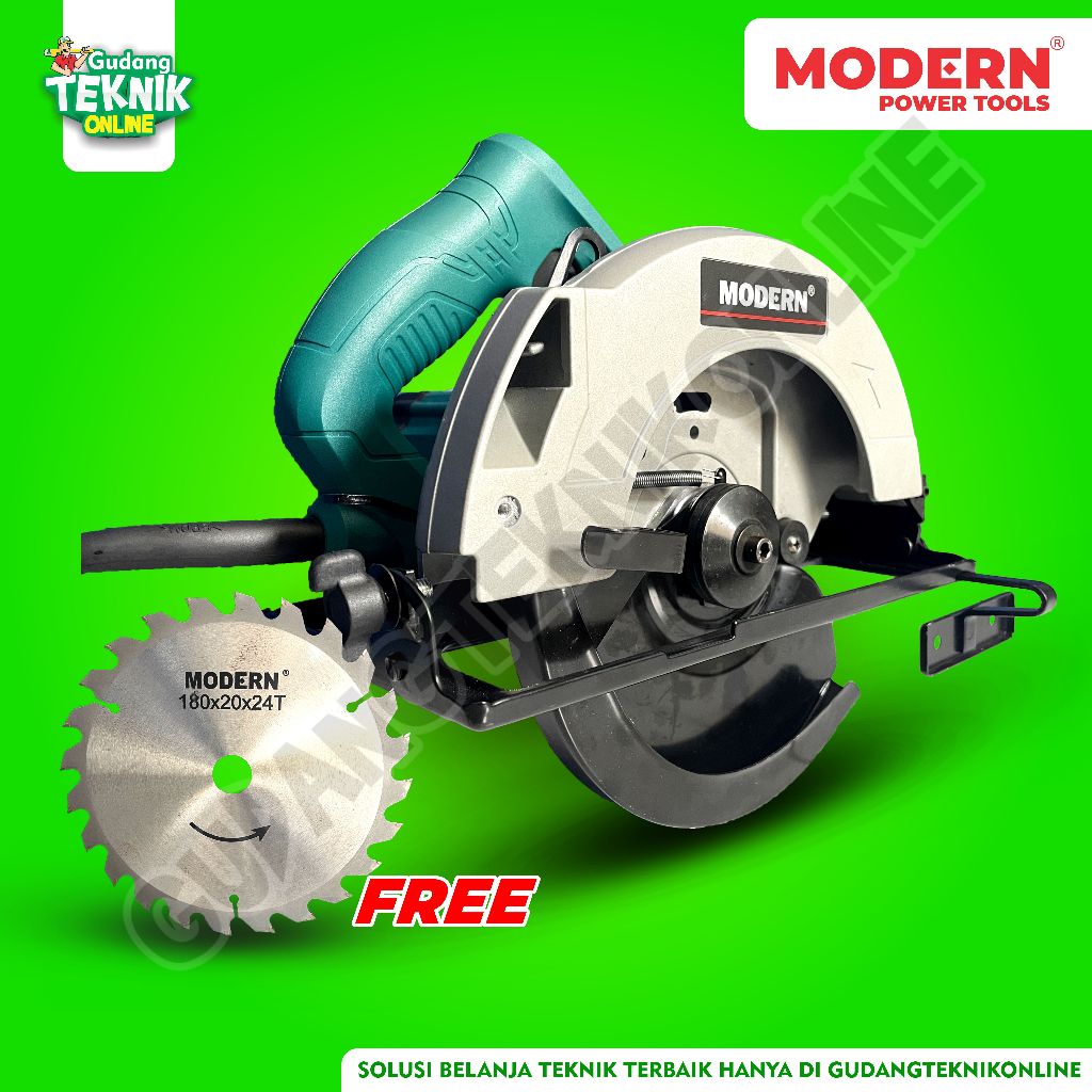 Modern M2650 / Circular Saw Modern M 2650 Mesin Potong Gergaji Kayu 7" Modern