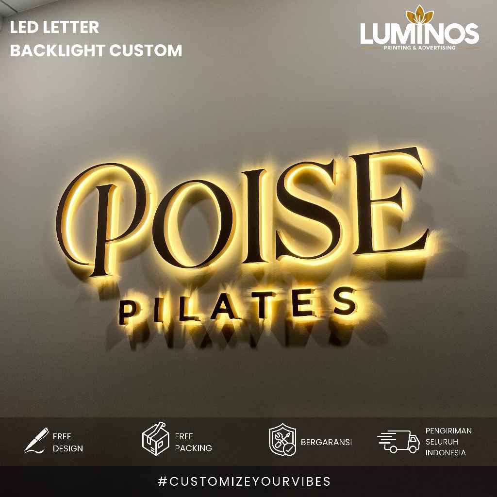 Huruf Timbul Backlight Nyala Bias Led Samsung Outdoor | Papan Nama Toko | Papan Nama Usaha