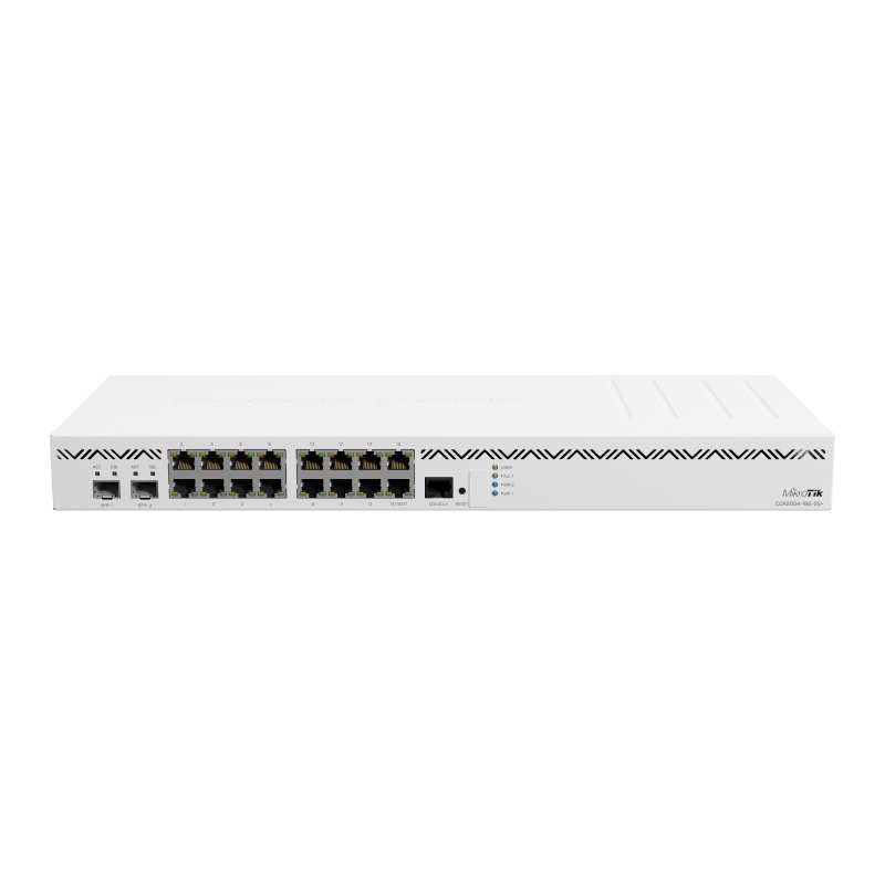 Mikrotik CCR2004-16G-2S+ Dual PSU 4GB RAM