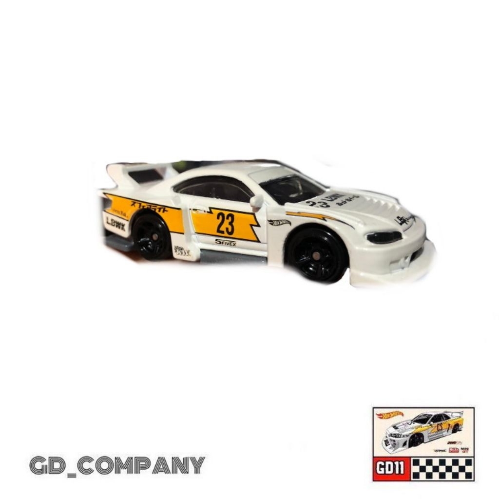 Hotwheels Loose Nissan Silvia S15 LBWK Putih