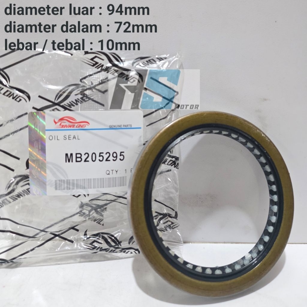 OIL SEAL RODA DEPAN 72 94 10 MOBIL MITSUBISHI COLT DIESEL PS120 PS135 CANTER PS125 PS136 BDD693-A0 /