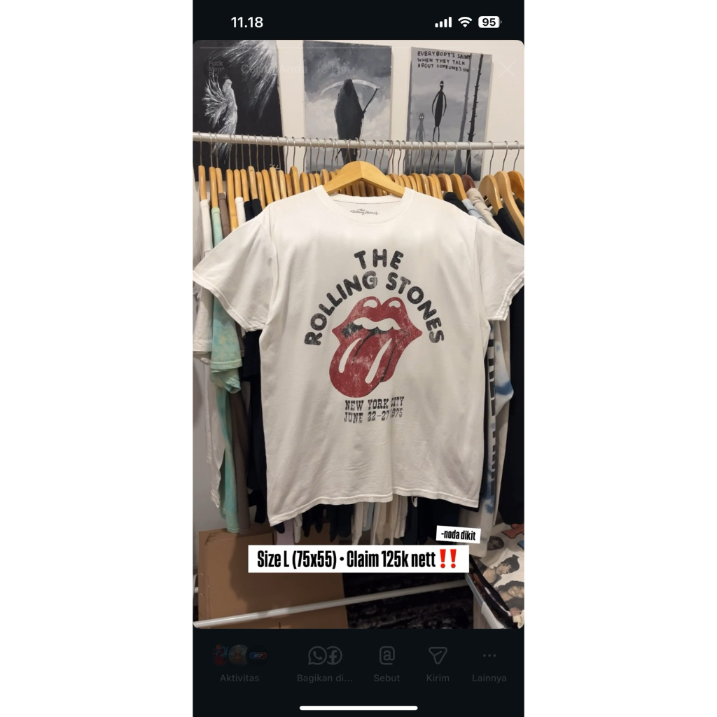 kaos band rolling stones