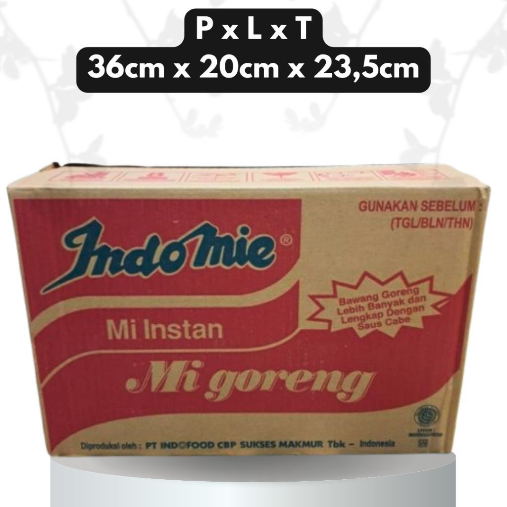 kardus bekas mie mi instant indomie sedaap sarimi dus