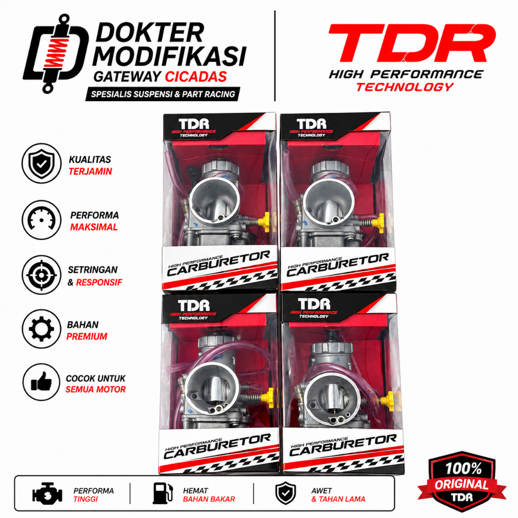 KARBURATOR TDR PE 28 KARBU ORIGINAL TDR RACING KARBU PE 28