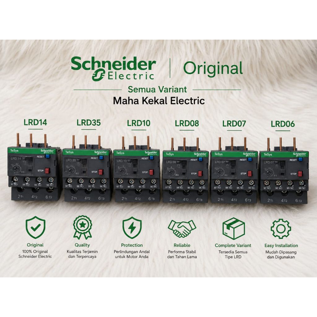overload kontaktor tor overload Schneider original all variant