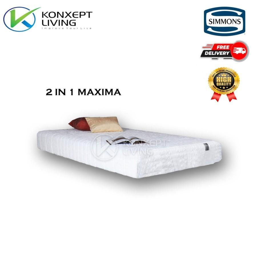 SIMMONS Springbed 2in1 Type MAXIMA [ MATRASS ONLY - ATAS ]