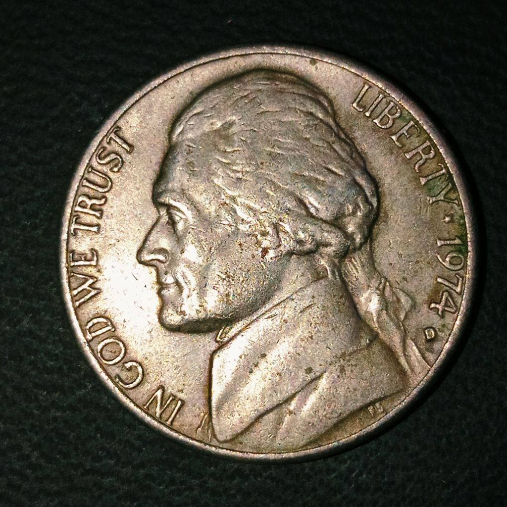 koin kberuntungan LIBERTY 5 cent